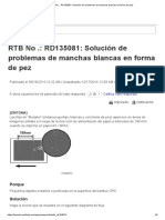 RTB No - RD135081 - Solución de Problemas de Manchas Blancas en Forma de Pez