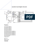 Project 7: Microcontroller Based Digital Volt Meter: Hardware Design