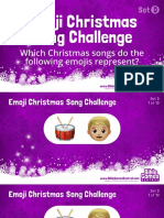 Emoji Christmas Song Challenge Set D