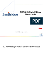 Pmbok® Sixth Edition Flash Cards: © 2015 Izenbridge - Public