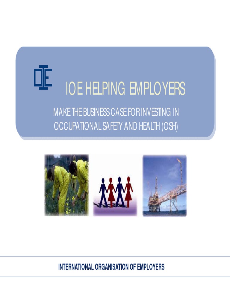 Investing in Occupational Safety and Health | PDF | Risk | Occupational ...