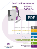 Instruction Manual 9450 C 9450 SC: Starting / Shutting Down The Printer