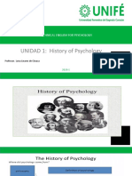 UNIDAD 1: History of Psychology: Technical English For Psychology