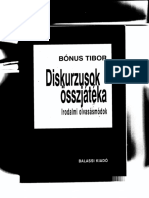 Bonus Tibor Diskurzusok Osszjateka PDF PDF