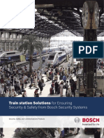 Train Station Solutions For Ensuring: Security & Safety From Bosch Security Systems