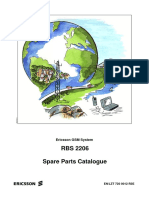 RBS 2206 Spare Parts Catalogue: Ericsson GSM System
