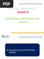 DMS - Mod-2 - L4 - Equvalence and Partial Order Relation