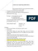 Prosedur Kerja Perawatan Saluran Akar Tunggal Dengan Teknik Stepback