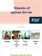 Manobo of Agusan Del Sur
