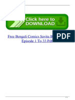 Vebuka Free Bengali Comics Savita Bhabhi All Episode 1 To 33 PDF PDF