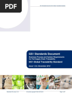 GS1 Standards Document: GS1 Global Traceability Standard