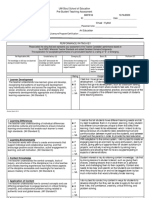 Pre-Student Teaching Evaluation Form