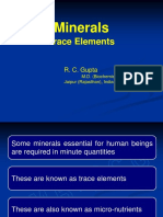 Minerals: Trace Elements