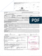 Vehicle Transit Verification Form