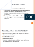 What Is Moa? A Memorandum of Association Is A Document