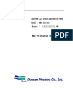 Doosan Ac Servo Motor Driver Maintenance Manual Dasd - RH Series PDF