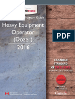 Heavy Equipment Operator (Dozer) : Interprovincial Program Guide