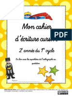 Écriture Cursive 2e Année PDF