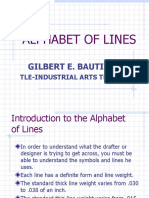 Alphabet of Lines: Gilbert E. Bautista