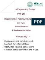 05-Pet Eng Design - PTE - 470 - Non-Destructive Testing
