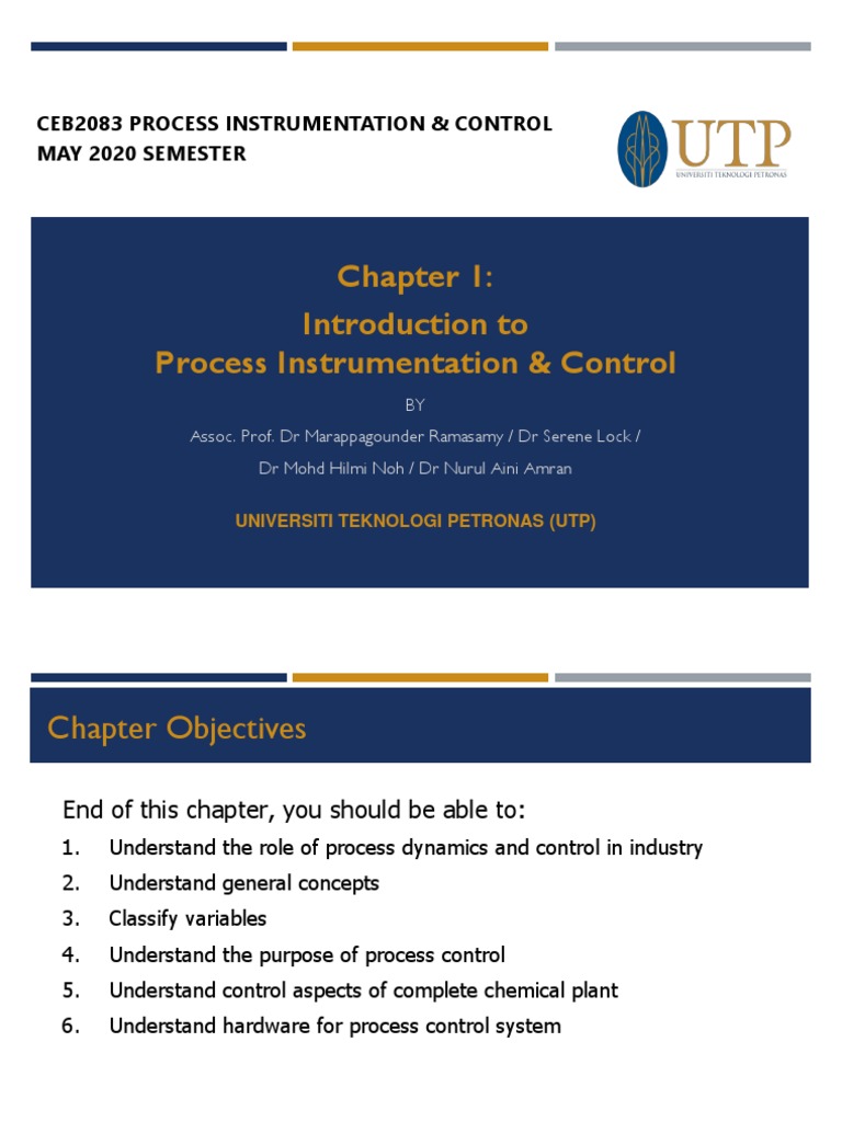 Introduction To Process Instrumentation & Control | PDF | Process ...