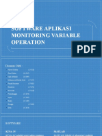 Software Aplikasi Monitoring Variable Operation