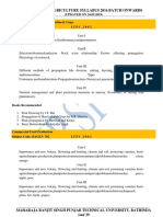 B. Sc. (Hons.) Agriculture Syllabus 2016 Batch Onwards