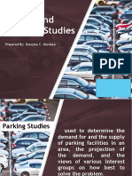 Parking and Accident Studies Report