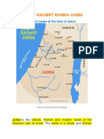 Map of Ancient Roman Judea