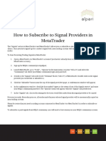 How To Subscribe To Trading Signals en