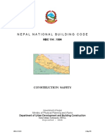 Nepal National Building Code: Construction Safety