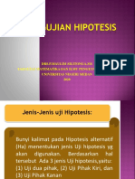 JENIS UJI HIPOTESIS