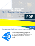 MODEL PENGAMBILAN KEPUTUSAN