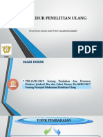 Prosedur Penelitian Ulang & Pemeriksaan Klasifikasi Dan Tarif PDF