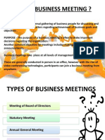 What Is A Business Meeting ?