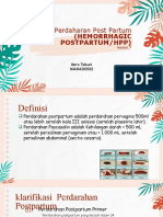 Perdaharan Post Partum: (Hemorrhagic Postpartum/Hpp)