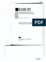 Biometry: Robert R. Rohlf