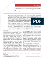 A case study of ﬂow characteristics of permeable pavements by time and space model .docx