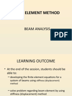 Finite Element Method: Beam Analysis