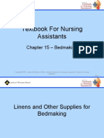Textbook For Nursing Assistants: Chapter 15 - Bedmaking