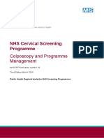 NHSCSP 20 Colposcopy and Programme Management (3rd Edition)