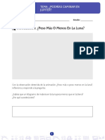 Introducción: ¿Peso Más O Menos en La Luna?: Tema: ¿Podrías Caminar en Júpiter?