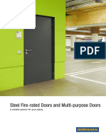 Steel Fire-Rated Doors and Multi-Purpose Doors