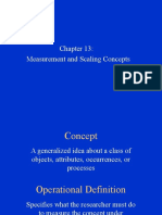 Measurement and Scaling Concepts