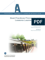 Fta Best Practices Procurement and Lessons Learned Manual 2016