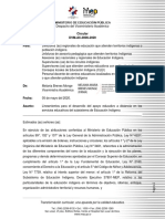 LINEAMIENTOS PARA EL DESARROLLLO APOYO EDUCATIVO A DISTANCIA EDUCACIÓN iNDÍGENA Dvm-Ac-006-2020