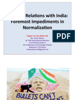 Pak-India Relations June 2020