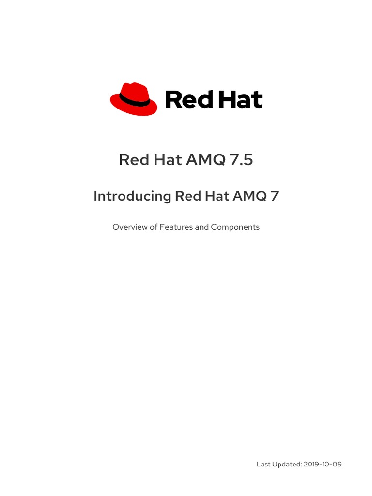 Introducing Red Hat AMQ 7 PDF Load Balancing Computer