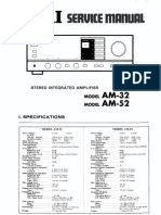 Akai AM 52 Service Manual