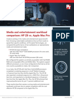 Media and Entertainment Workload Comparison: HP Z8 vs. Apple Mac Pro